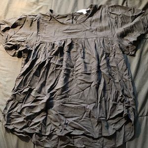 Size M black blouse DOWNEAST never worn